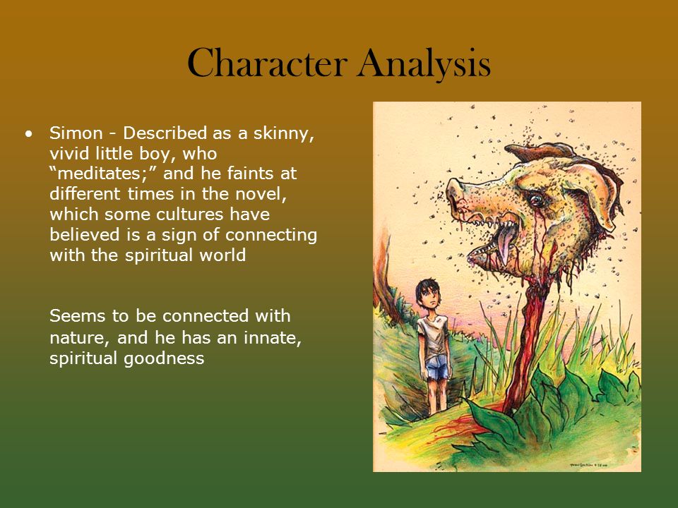 A character analysis of the cast of the lord of the flies by william golding